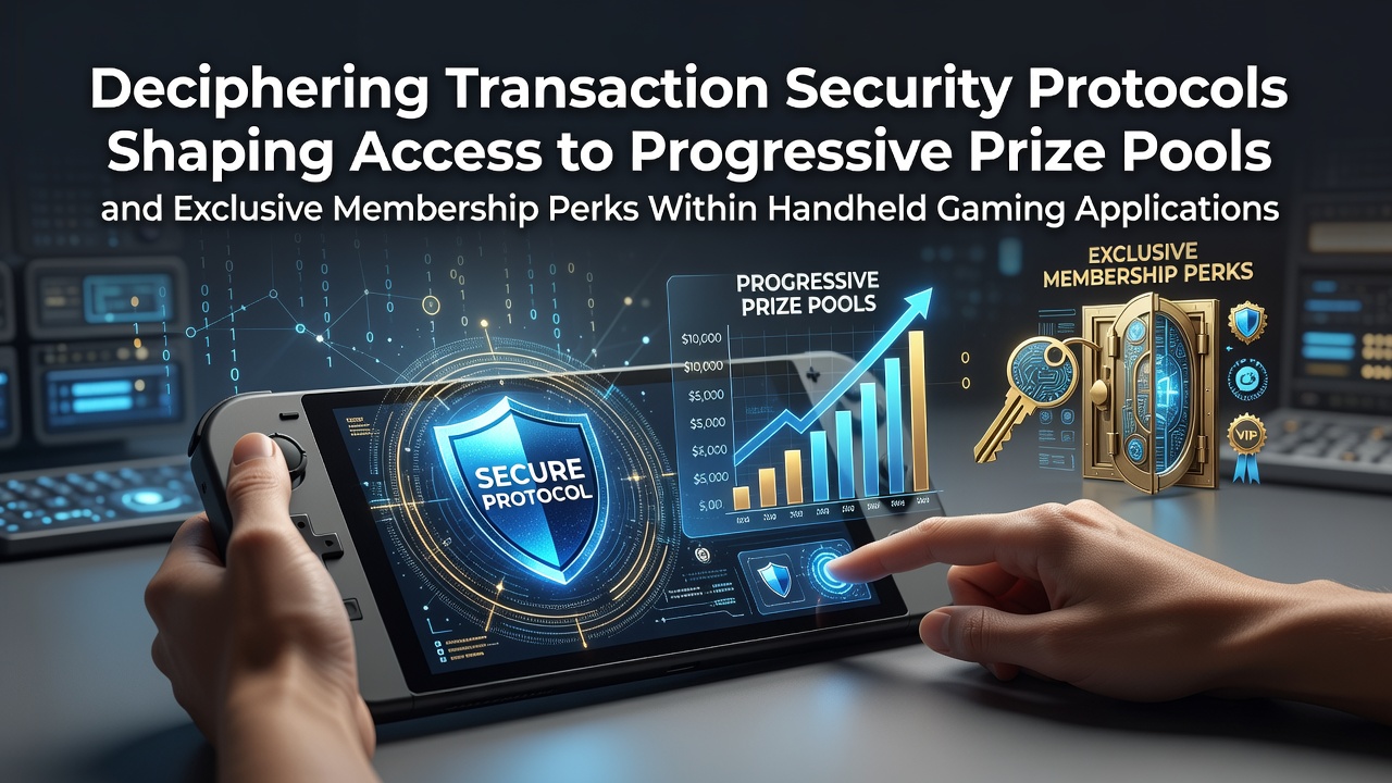 Secure transaction protocols displayed on a mobile gaming interface with encrypted payment flows and progressive jackpot indicators