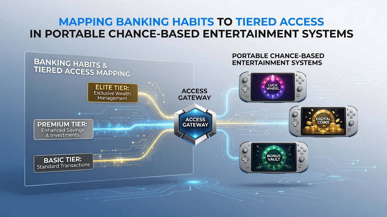 Mapping Banking Habits to Tiered Access in Portable Chance-Based Entertainment Systems