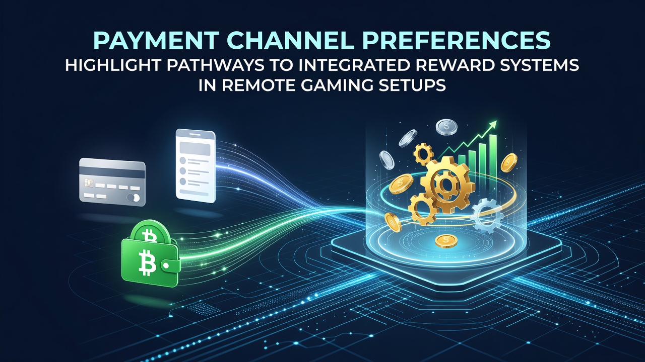 Remote gaming setup showing mobile device with payment interfaces and reward notifications